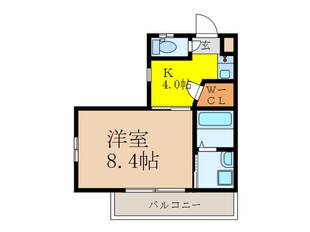 A－1マンション薩摩の物件間取画像